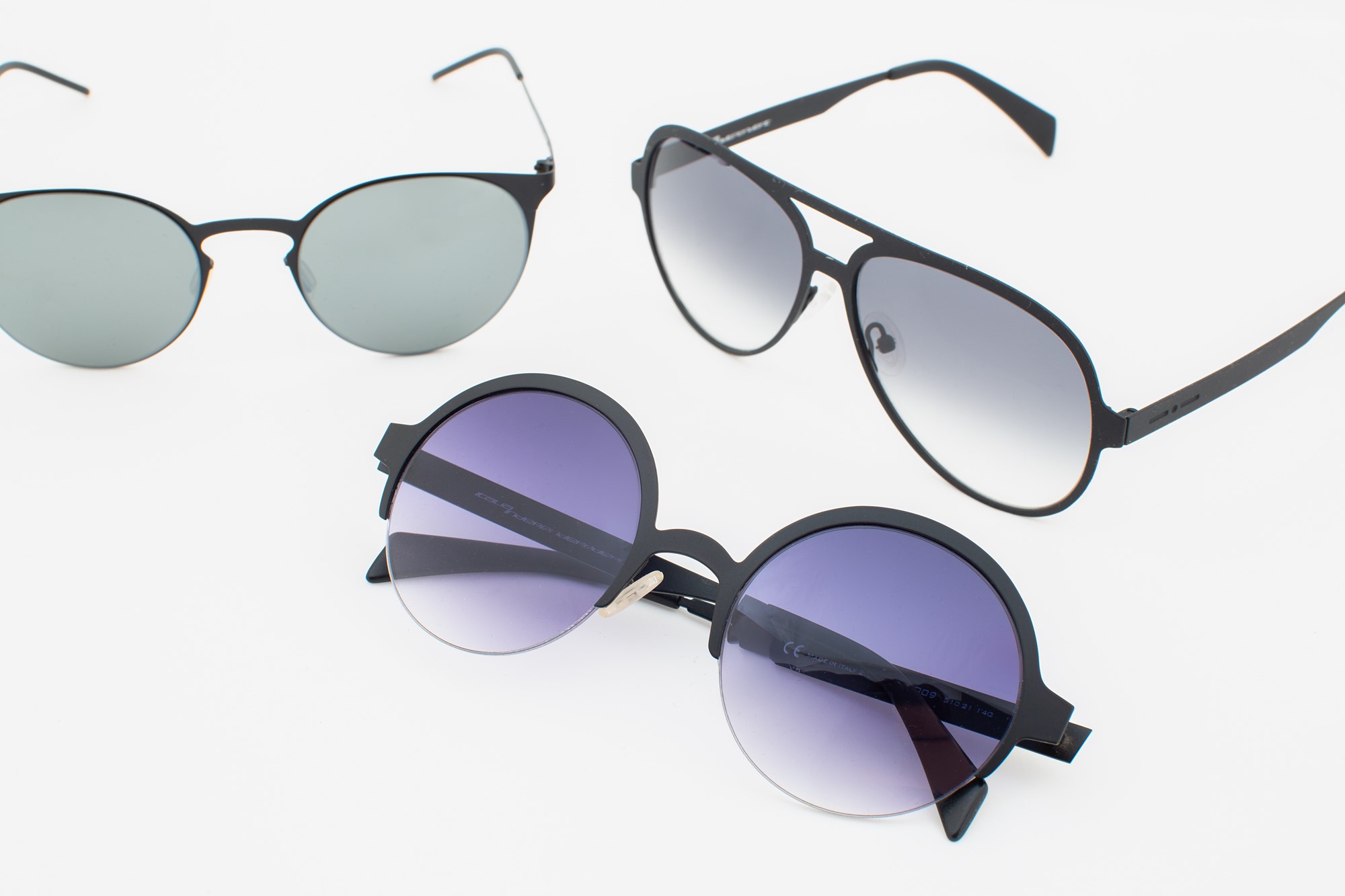 Italia Independent - 12 Sunglasses (total Black)