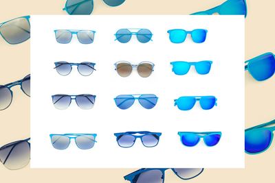 12 Sunglasses (blue Shades)