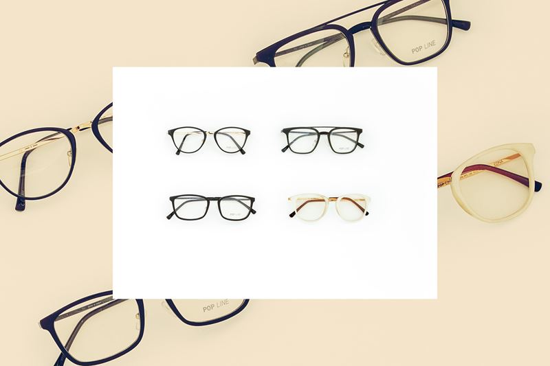 4 Eyeglasses from the Pop Line series