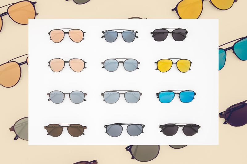 12 Sunglasses from the Metal series