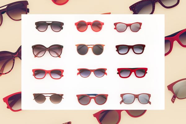 Italia Independent - 12 Sunglasses (red shades)