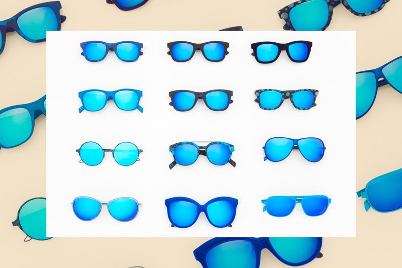 12 Sunglasses (blue shades)