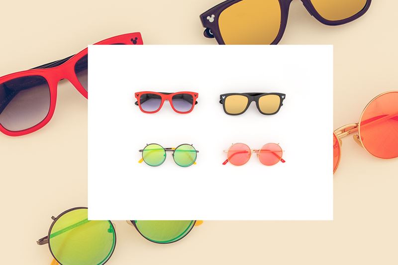 4 Sunglasses from the Mickey Mouse series