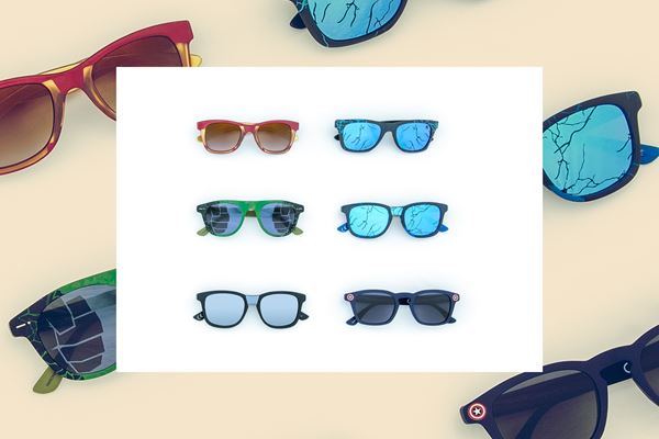 Italia Independent - 6 Sunglasses from the Avengers series