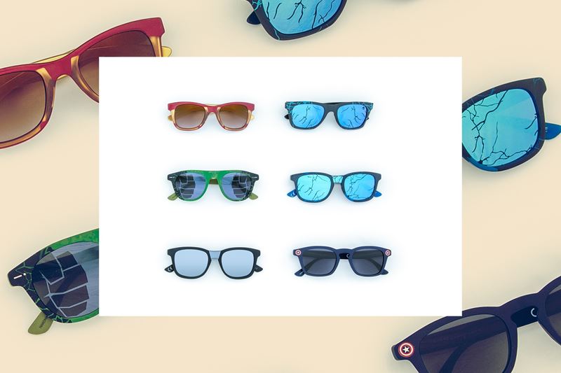 Italia Independent - 6 Sunglasses From The Avengers Series
