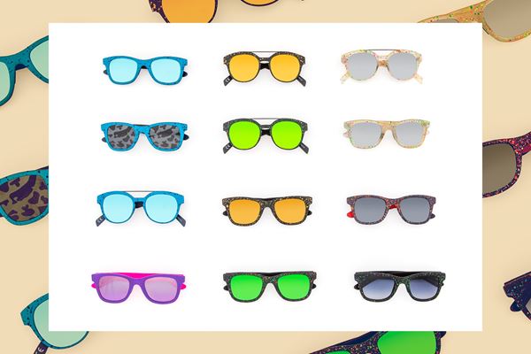 Italia Independent - 12 Sunglasses from the I-Plastik series