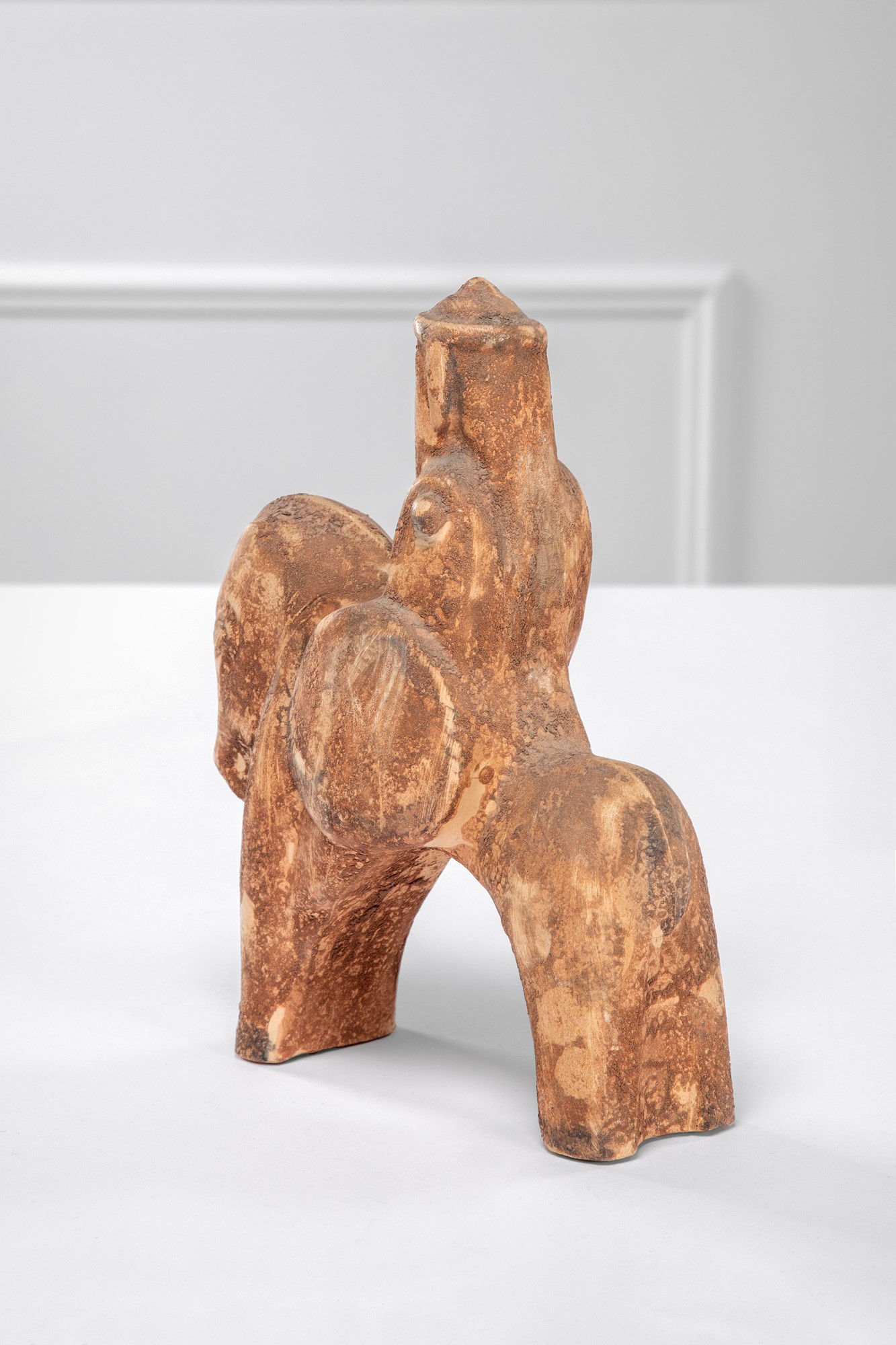 Figura di cavaliere a cavallo