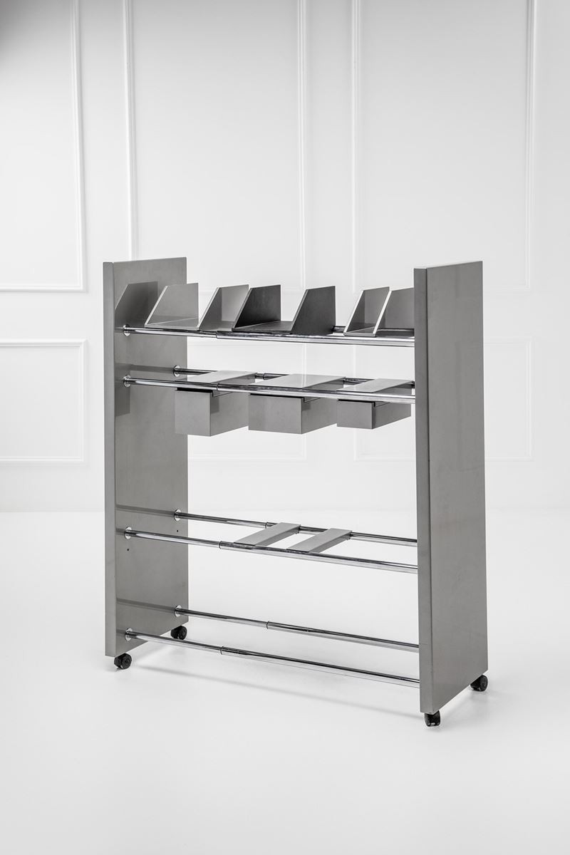 Elam Industria per L'arredamento - Mobile Stereo Estensibile Mod. lo Scaffale della Serie Arengar...