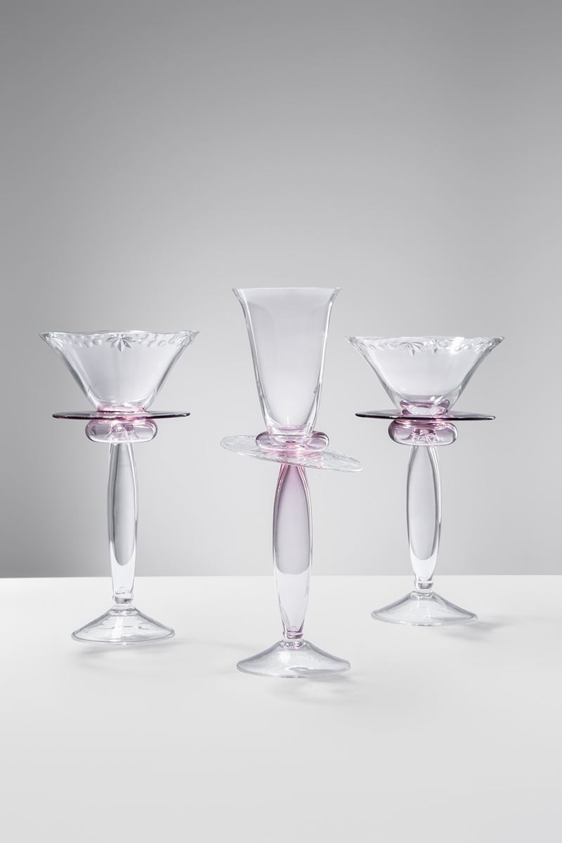 Tre calici da collezione "Enrico IV" e "Enrico II"