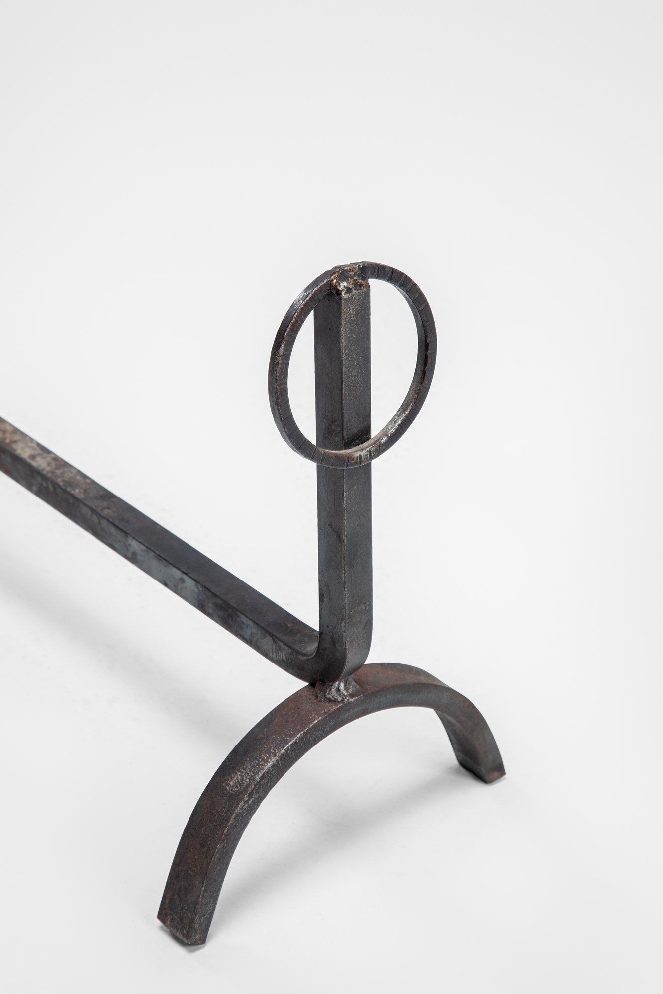 Coppia di alari da camino