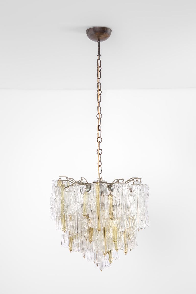 Lampadario a elementi della serie Elica