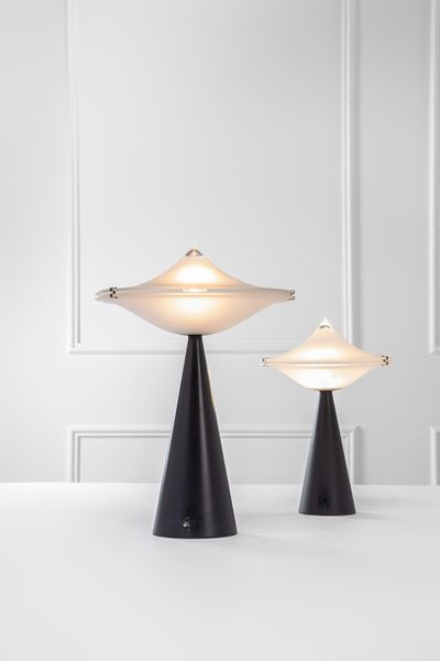 Due Lampade da Tavolo Mod. Alien