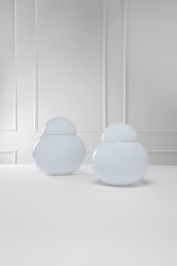 Sergio Asti - Due lampade da tavolo mod. Daruma