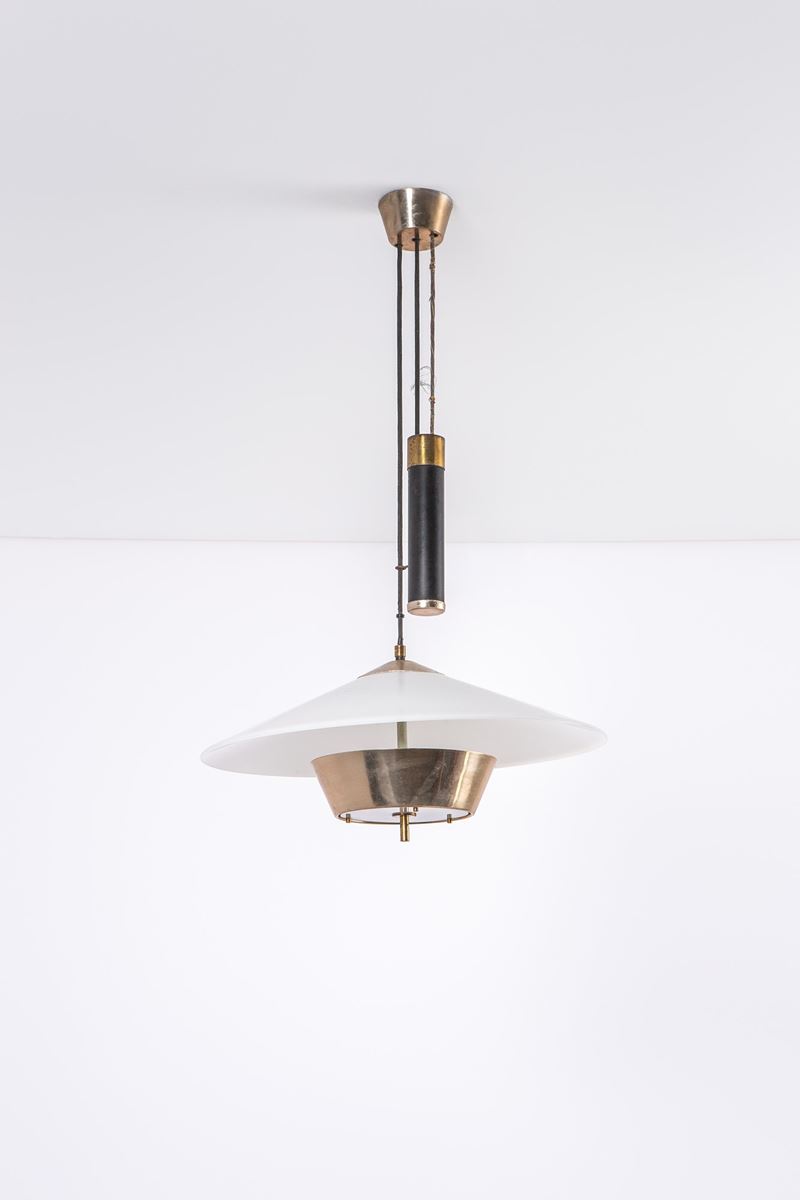 Lampada a sospensione con saliscendi