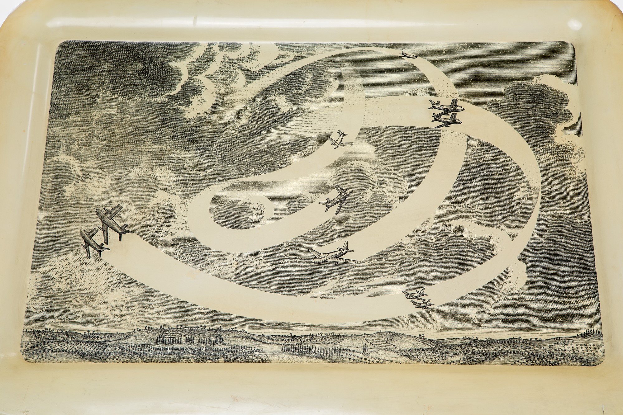 Piero Fornasetti - Vassoio Alta Acrobazia