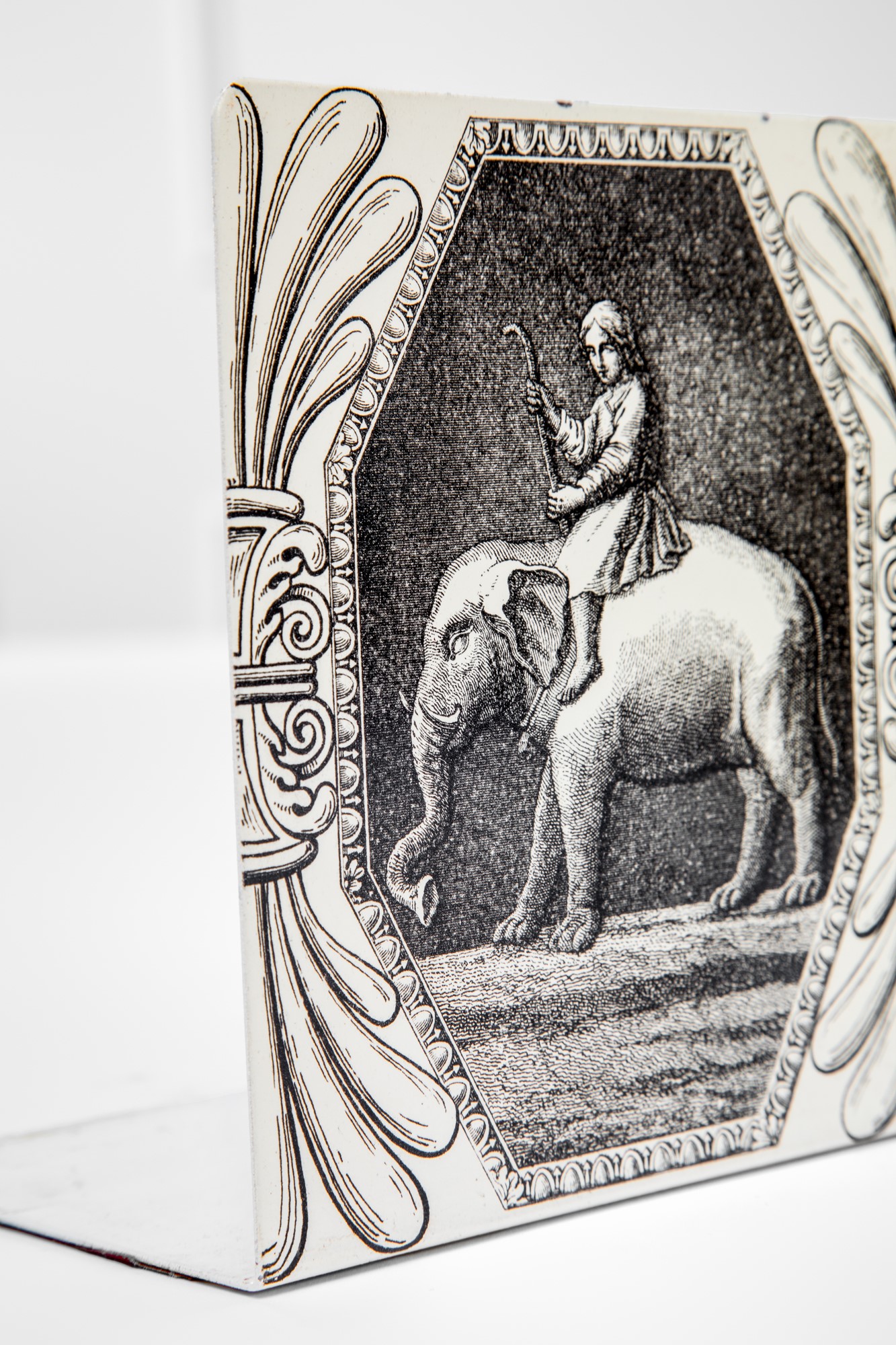 Coppia di fermalibri mod. Elefanti