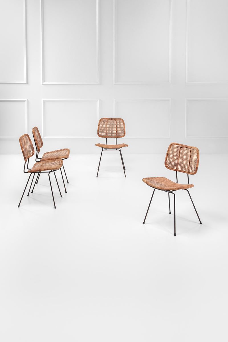 Quattro sedie da giardino