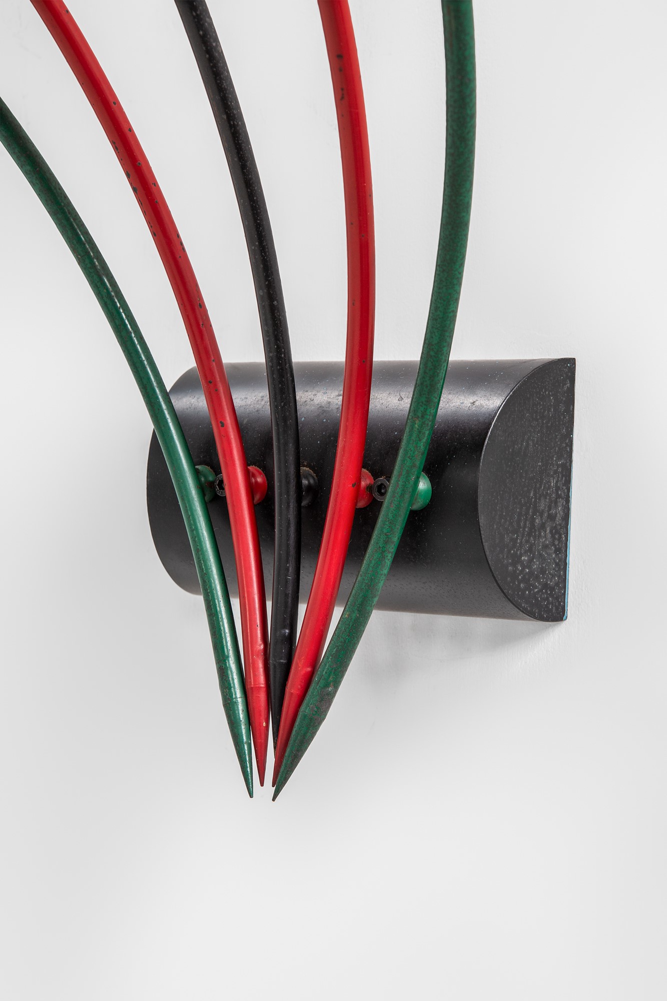 Tre lampade da parete a cinque luci