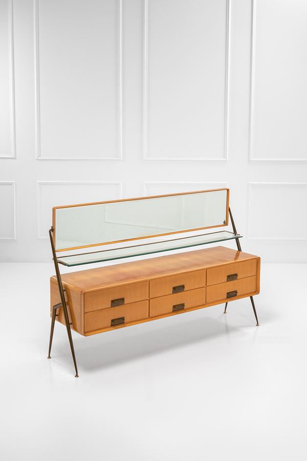 Silvio Cavatorta - Credenza con specchiera basculante