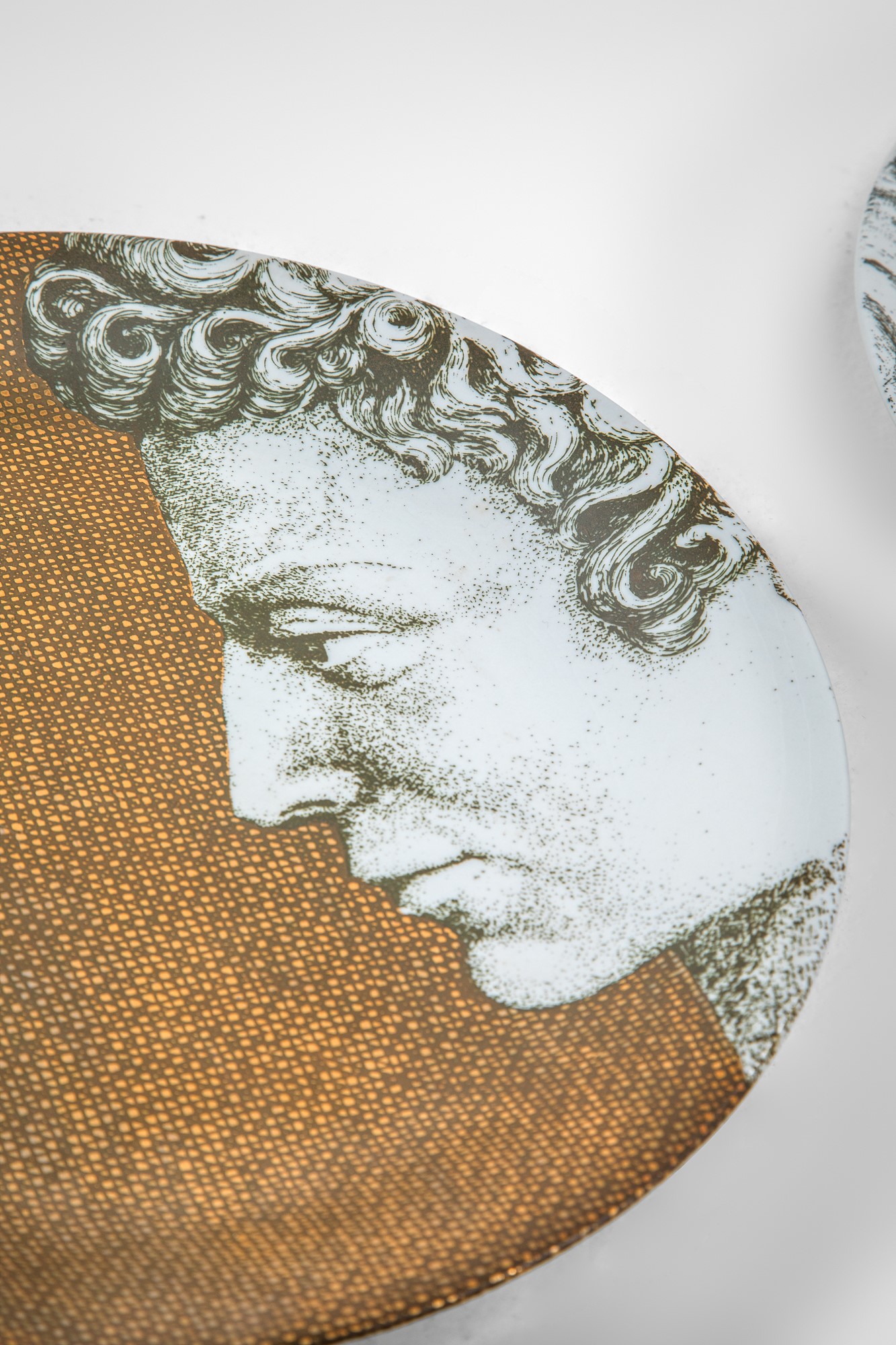 Dodici piatti della serie Adamo, Fornasetti