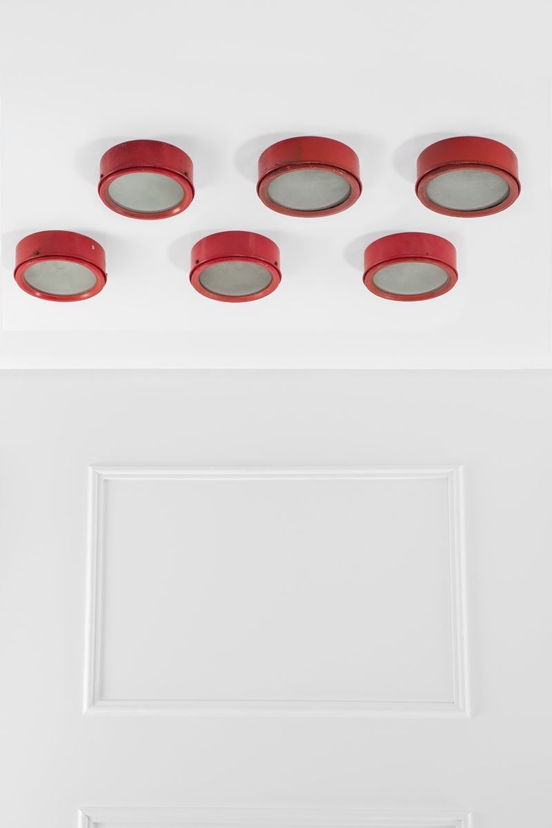 Sei lampade da parete mod. 3055