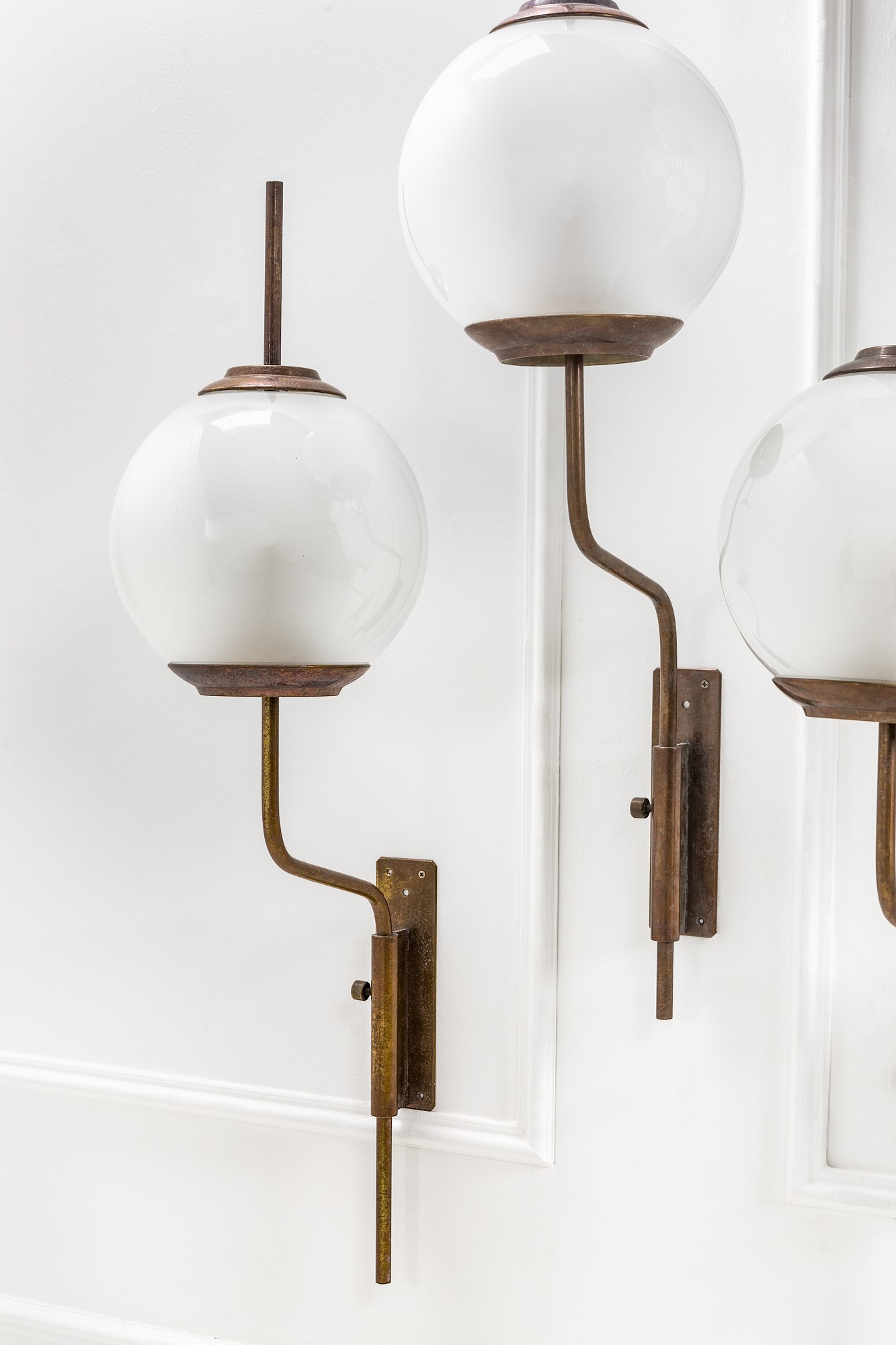 Sei lampade da parete mod. Lp11 "Pallone"