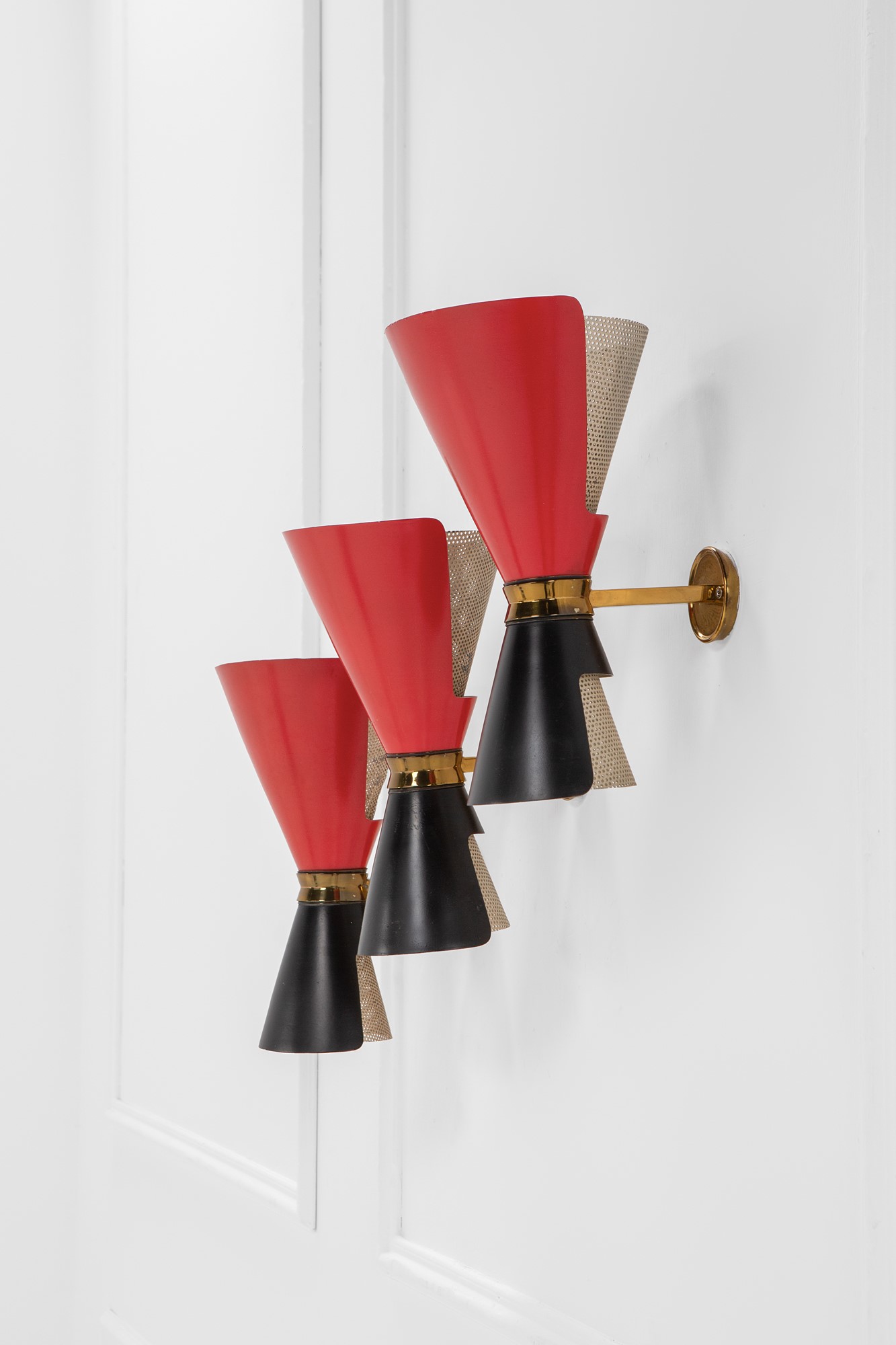 Tre lampade da parete