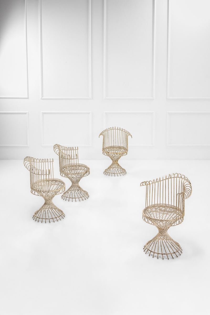 Quattro sedie da giardino mod. Anthéor