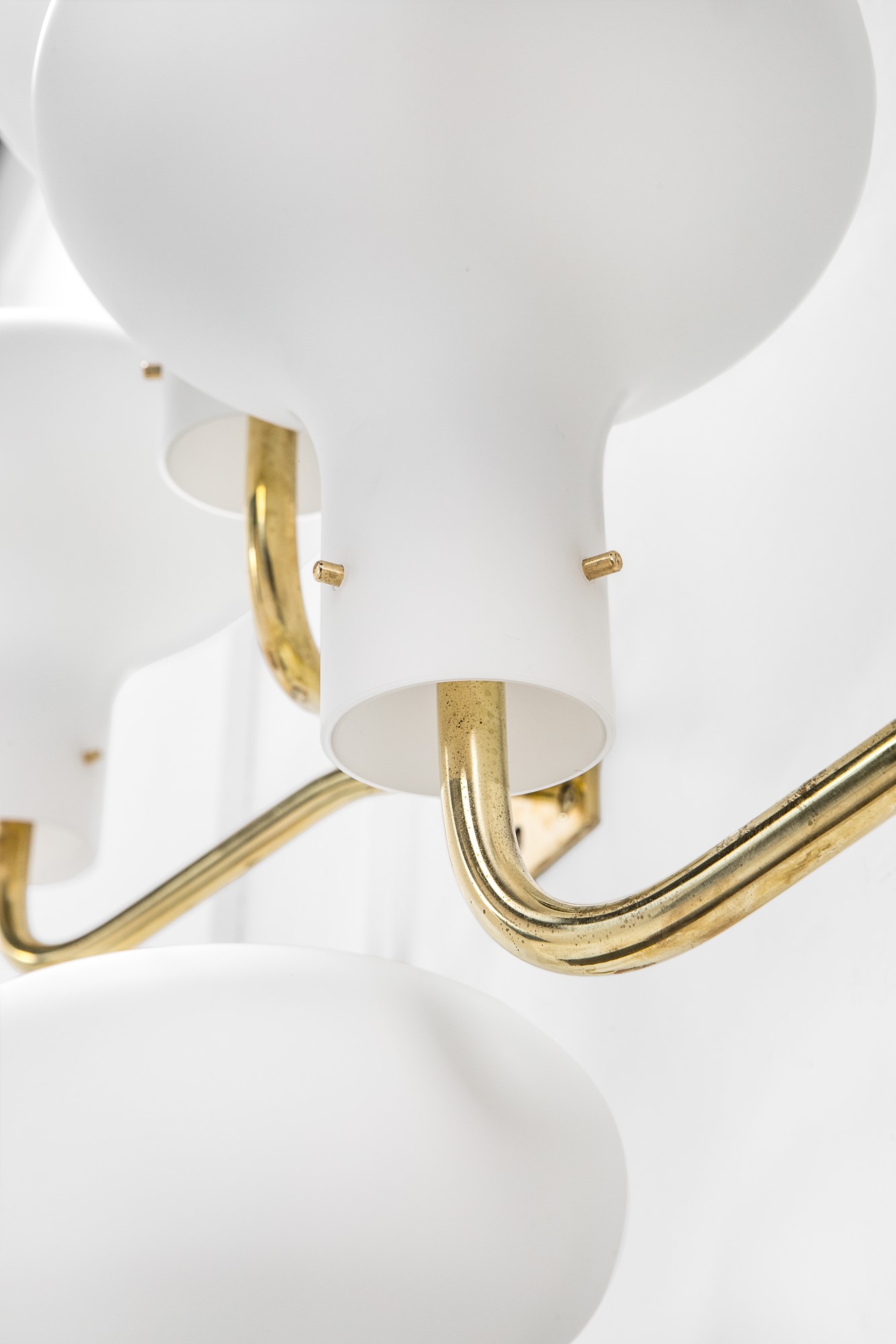 Quattro lampade da parete a due luci della serie Lp 12