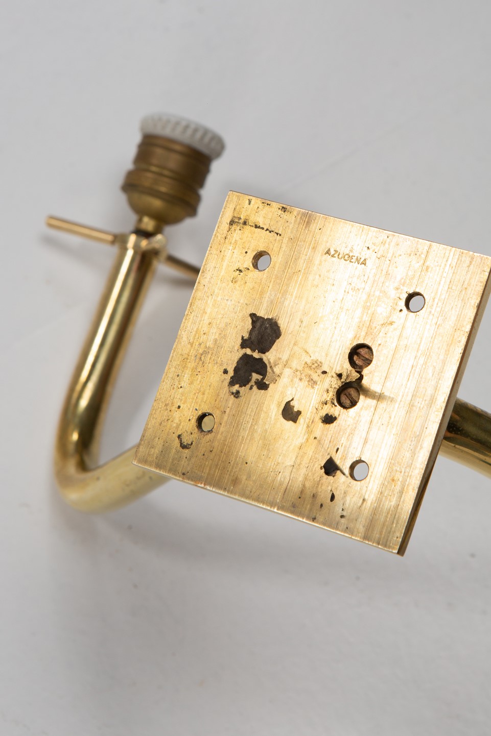 Quattro lampade da parete a due luci della serie Lp 12