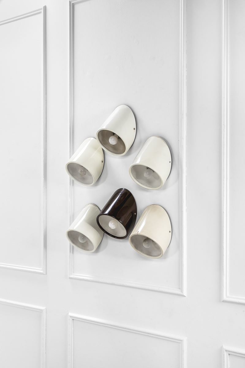 Sei lampade da parete mod. 235