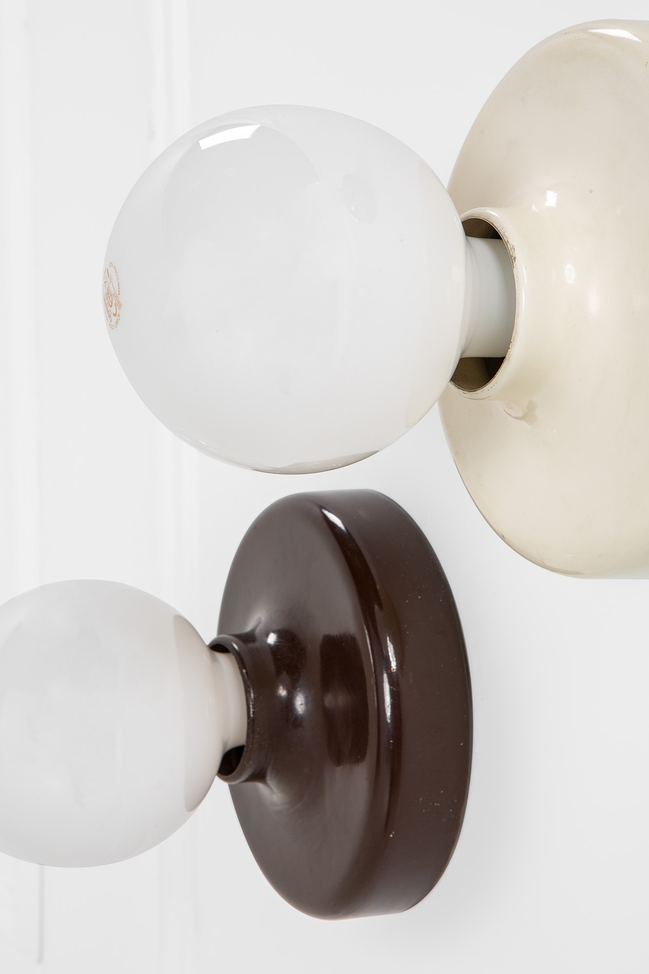Tre lampade da parete o da soffitto mod. 608