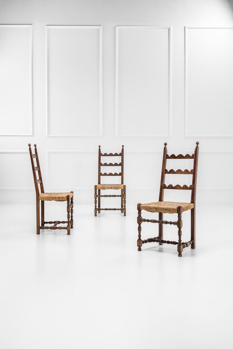 Tre sedie per La Rinascente