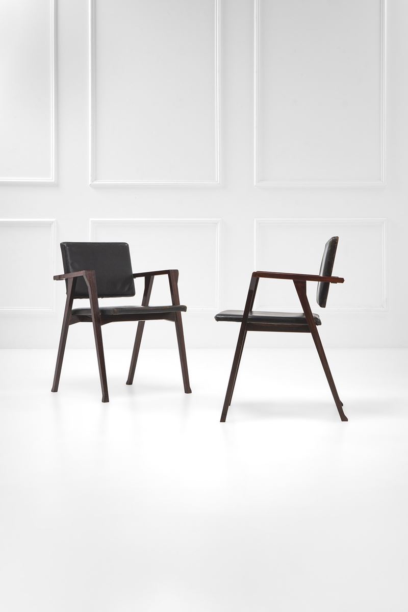 Due sedute con braccioli mod. PT 1 Luisa