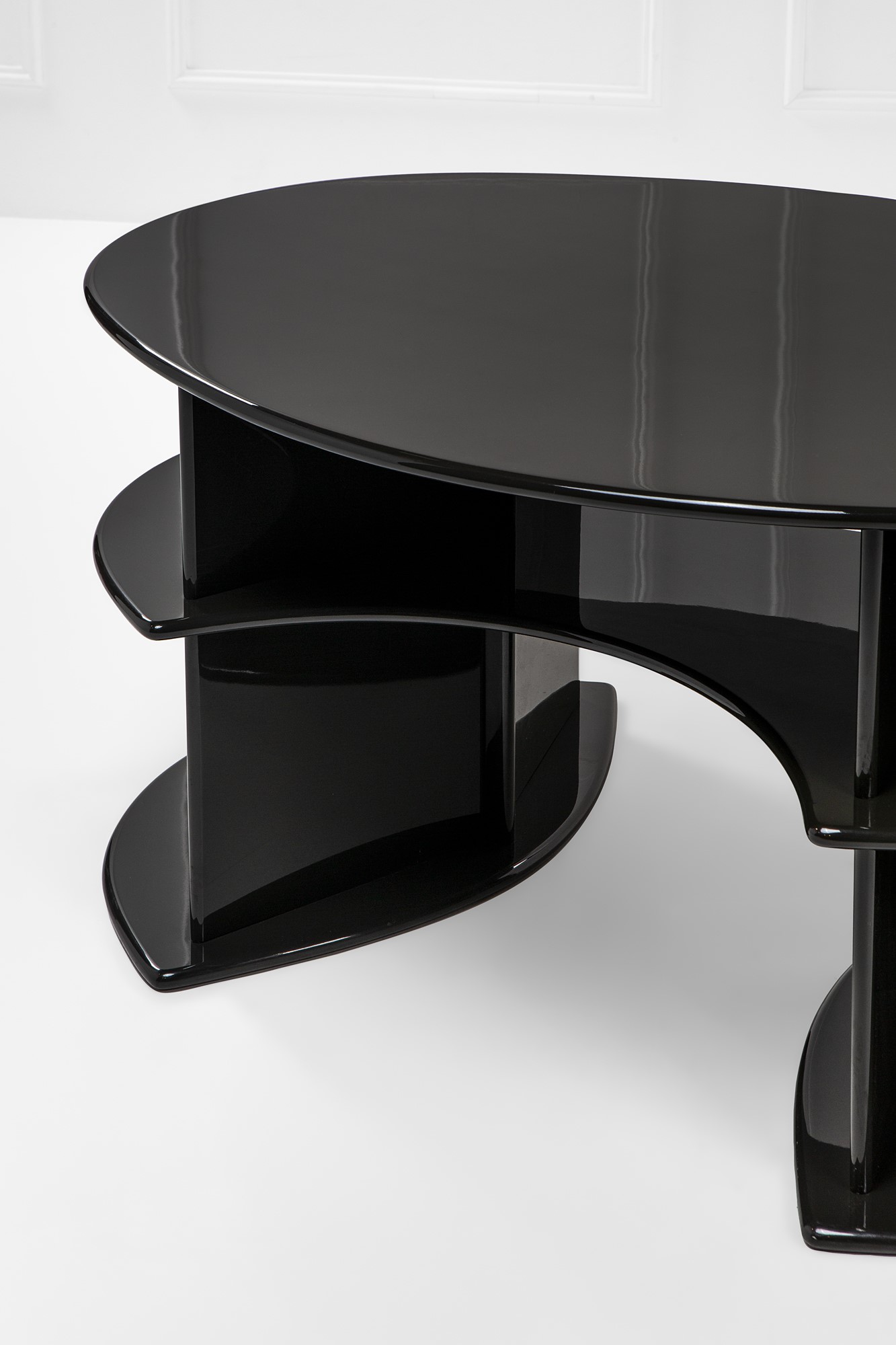 Scrivania a doppio affaccio mod. Ovale SCR8