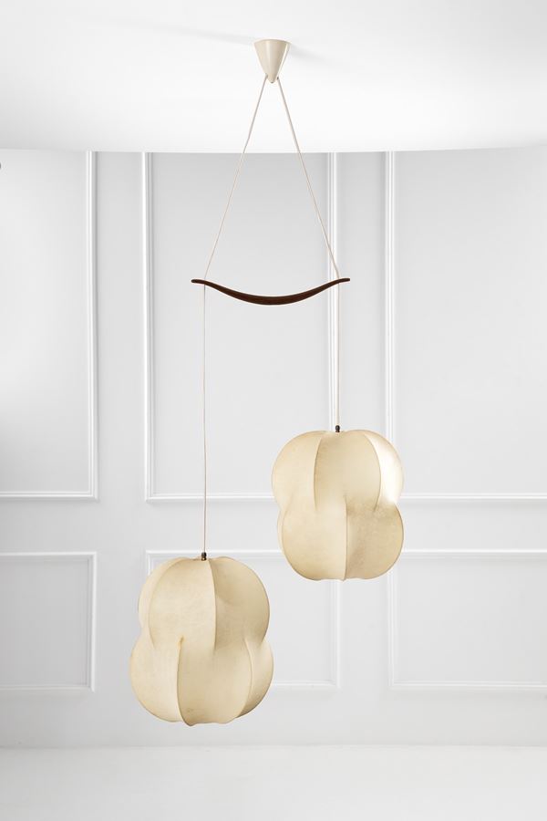 Lampadario a due pendenti