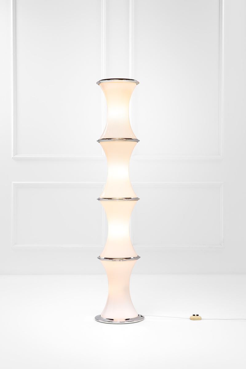Enrico Tronconi - Lampada da Terra Mod. Bamboo