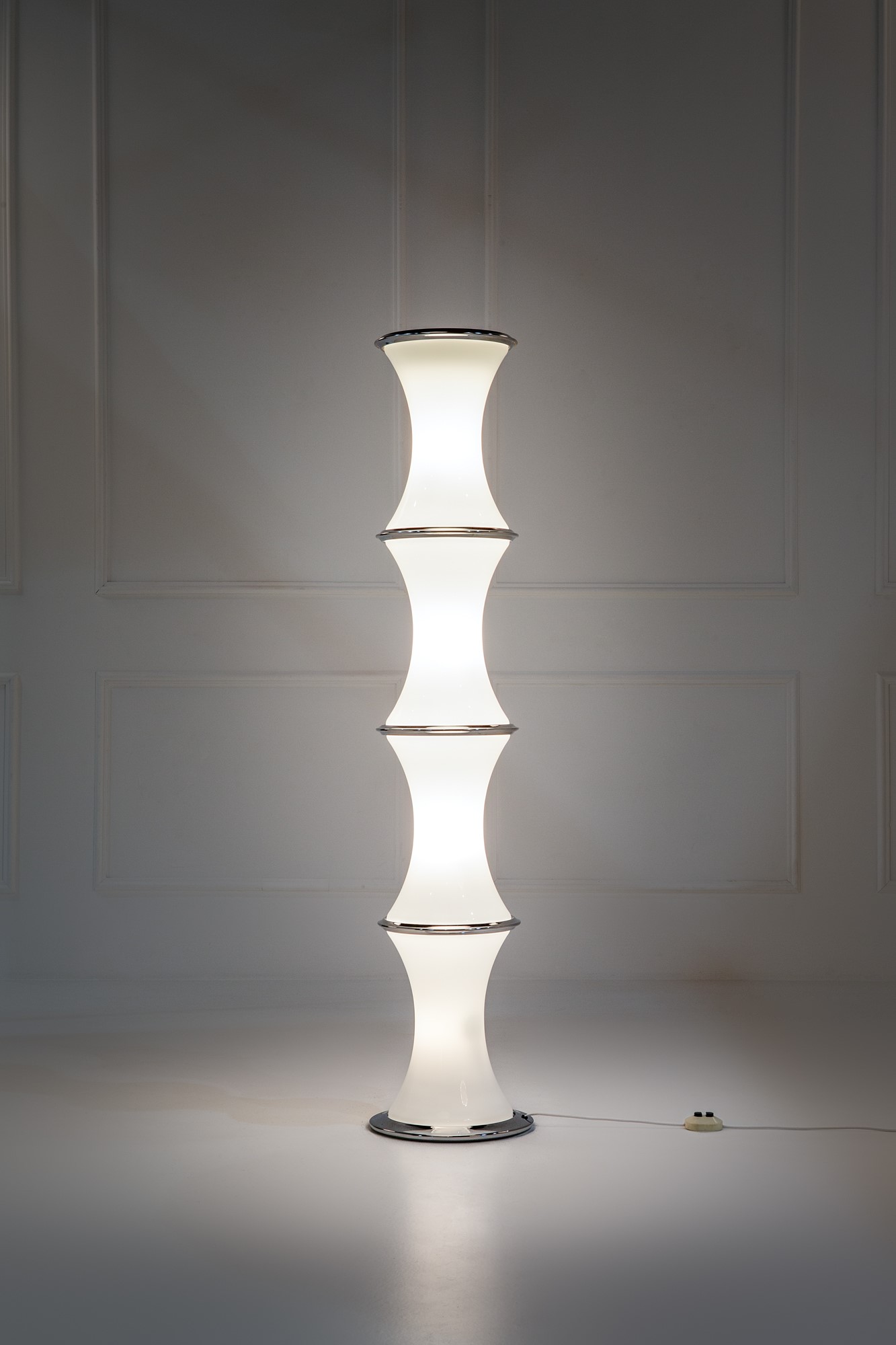 Enrico Tronconi - Lampada da Terra Mod. Bamboo