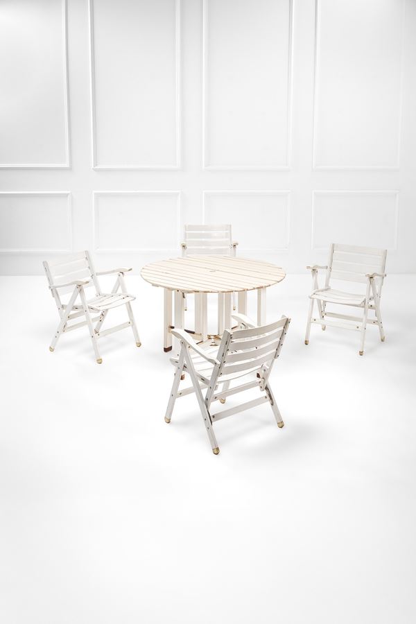 Fratelli Reguitti - Quattro poltroncine e un tavolo mod. Garden