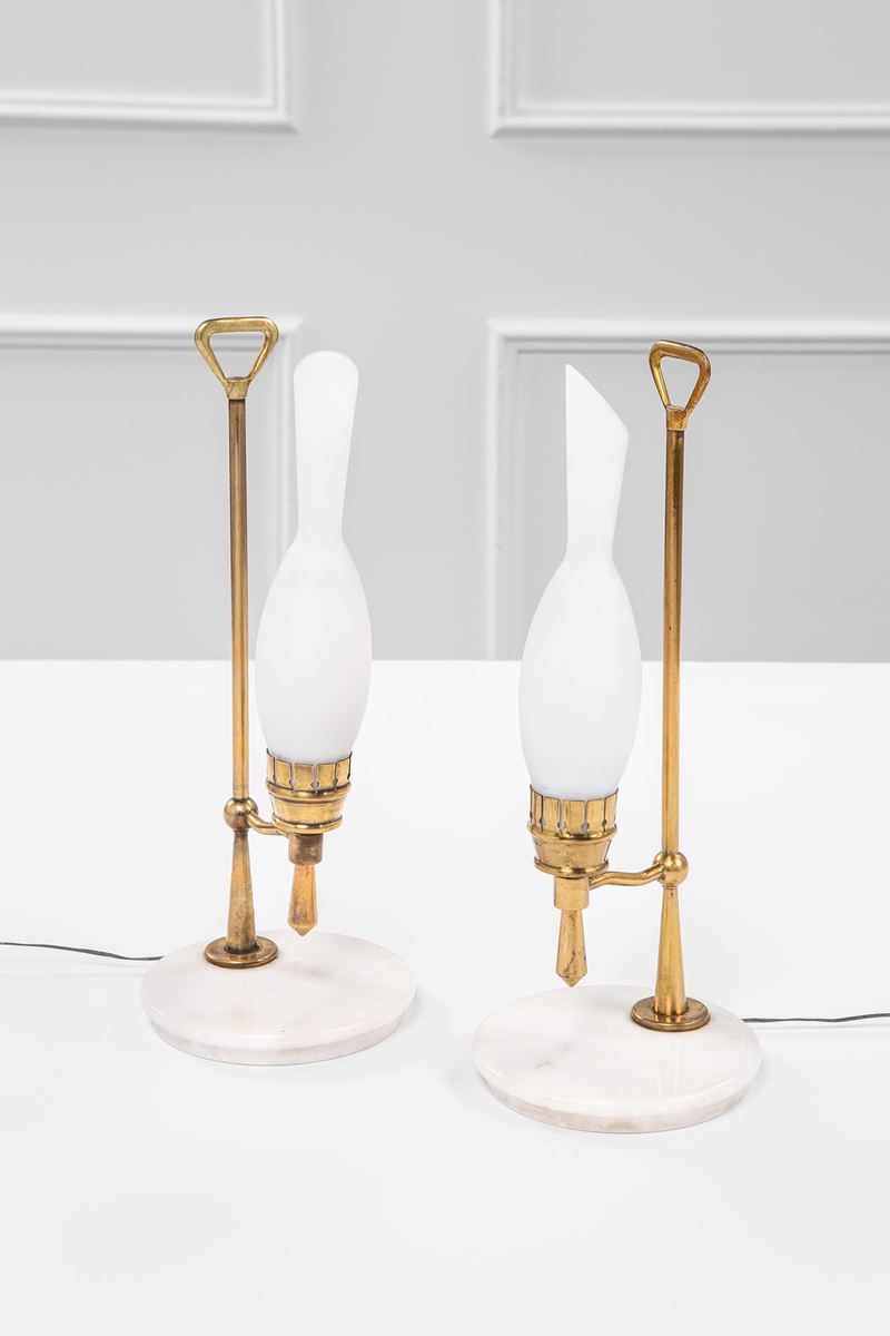 Due lampade da comodino