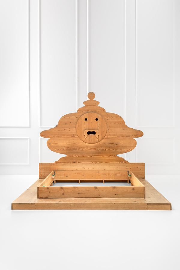 Mario Ceroli - Letto La bocca della verità