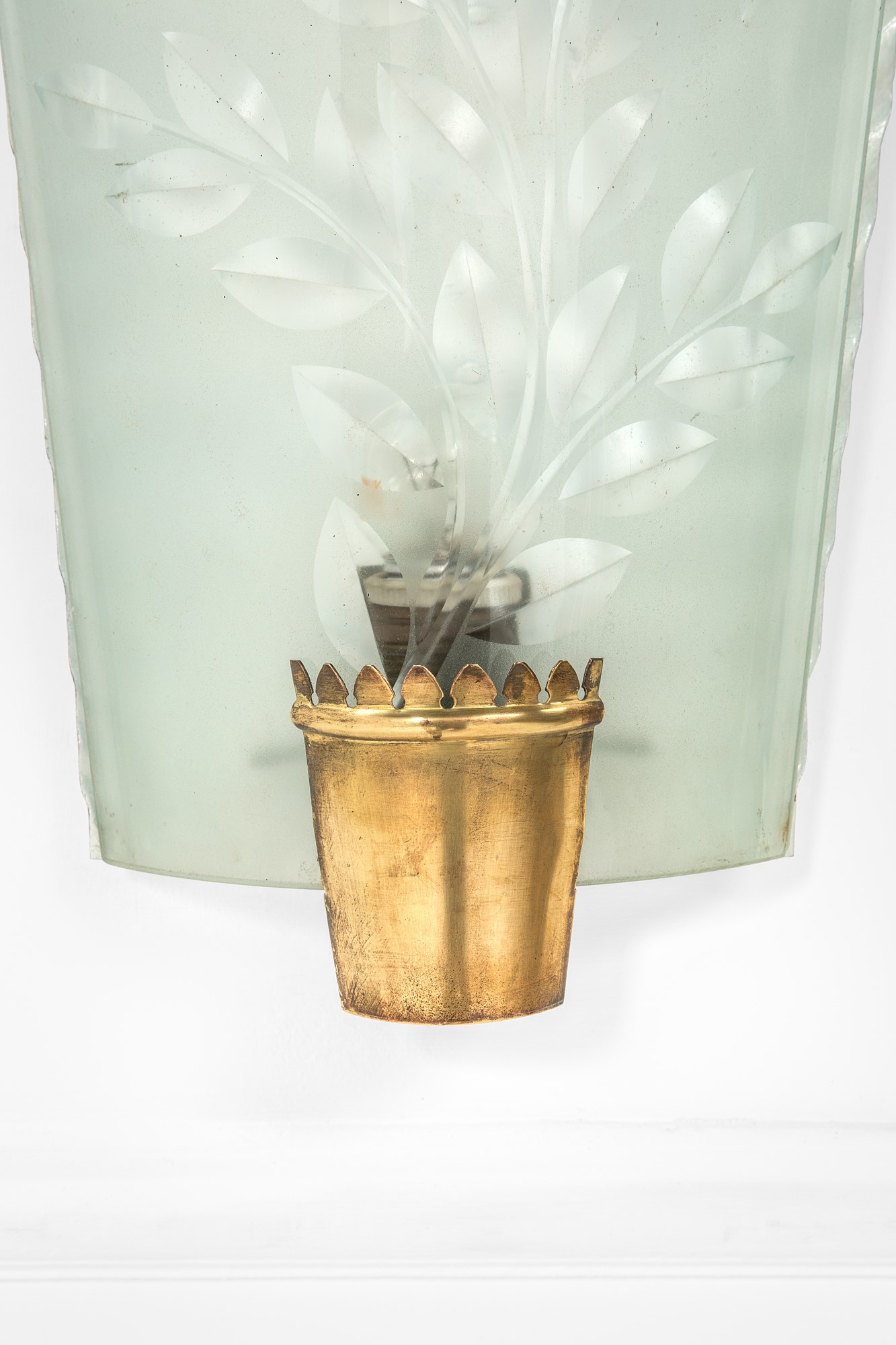 Grande lampada da parete