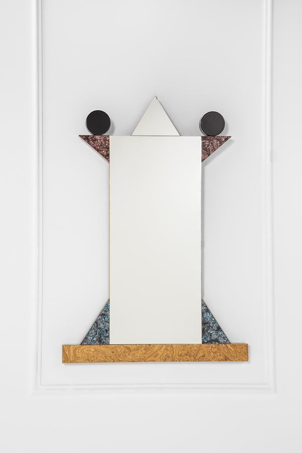 Ettore Sottsass - Specchio da parete mod. Diva