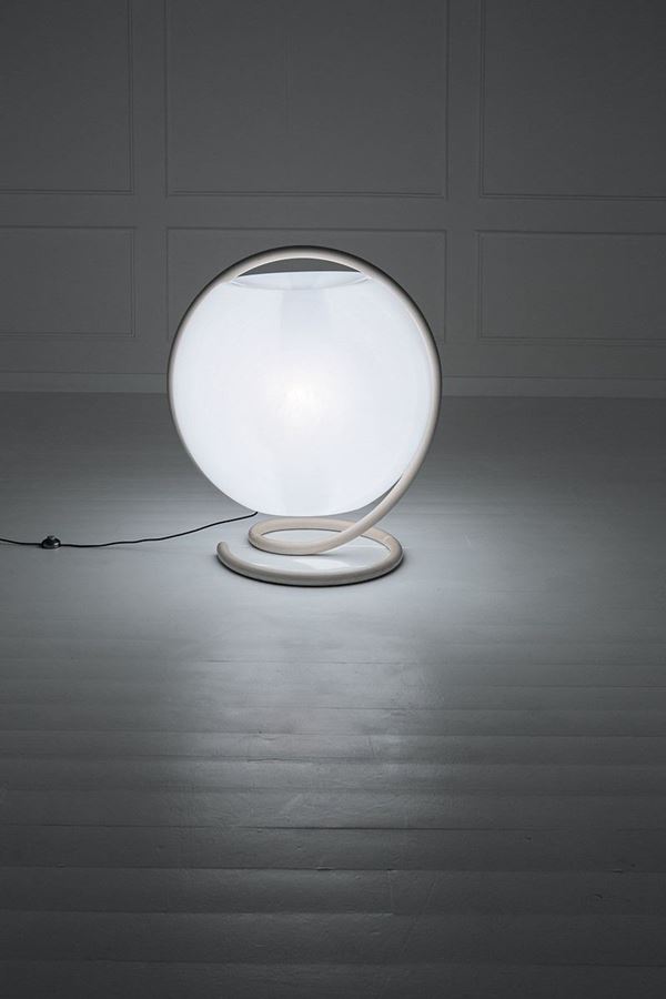 Elio Martinelli : Rara lampada da terra mod. Il   - Auction Design - Incanto Casa d'Aste e Galleria
