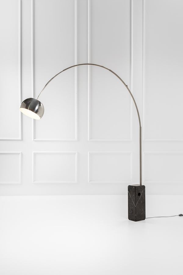 Achille e Pier Giacomo Castiglioni - Lampada da terra mod. Arco, edizione limitata.