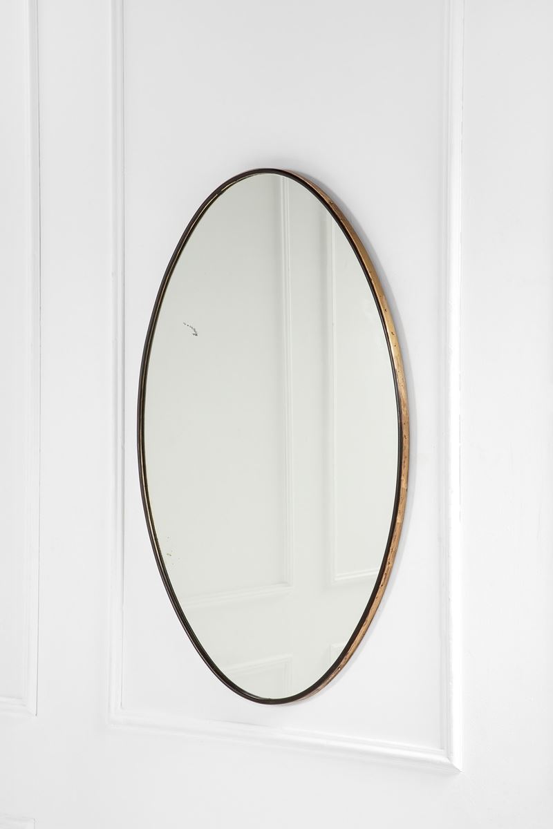 Grande specchiera ovale