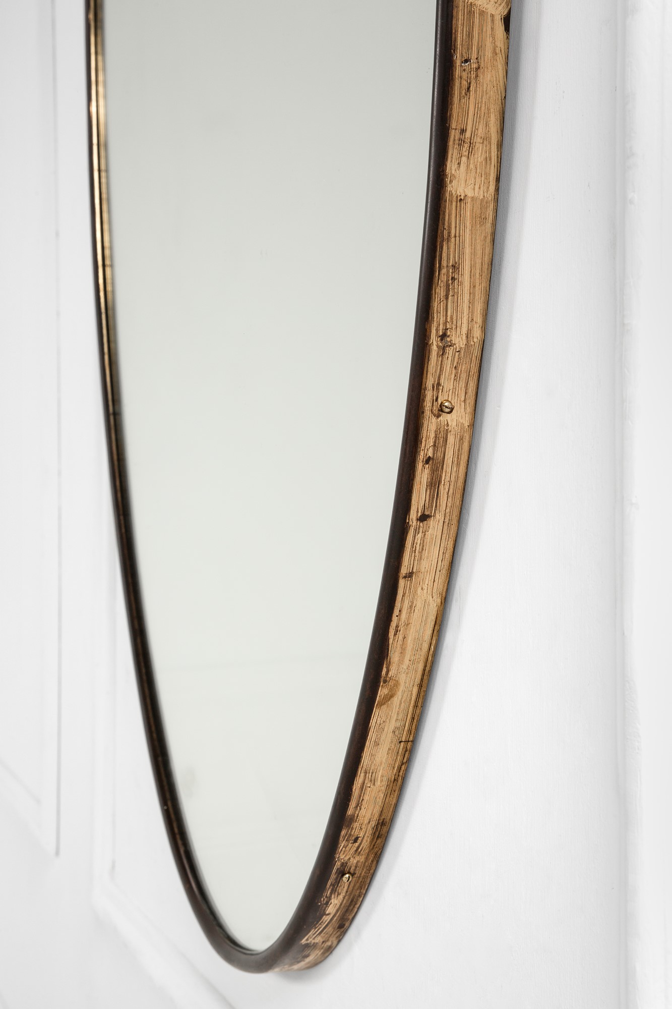 Grande specchiera ovale