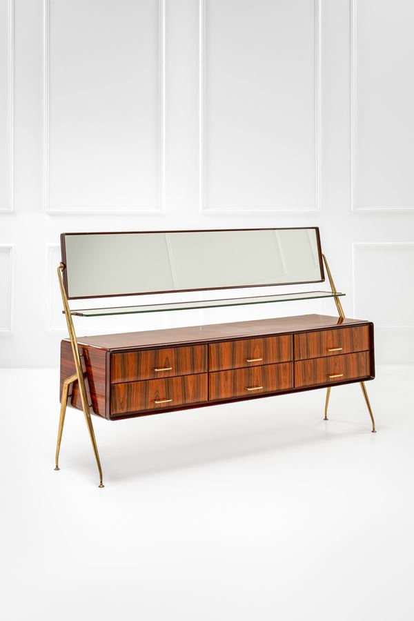 Silvio Cavatorta - Credenza con specchiera basculante
