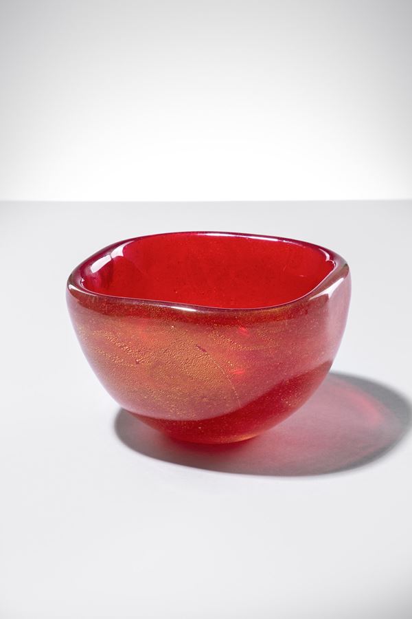 Flavio Poli : Coppa mod. 8831  - Auction Murano Glass - Incanto Casa d'Aste e Galleria