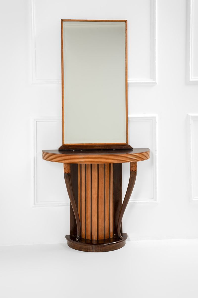 Console con specchiera